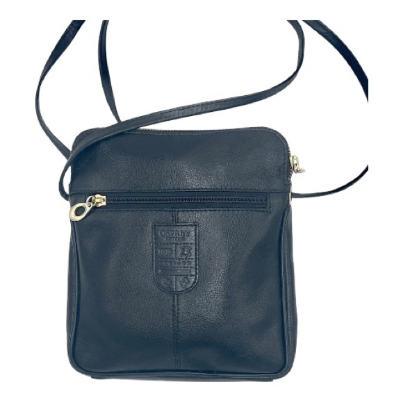 OSPREY Daylight Sling Black Leather Crossbody Bag - Picture 1 of 9